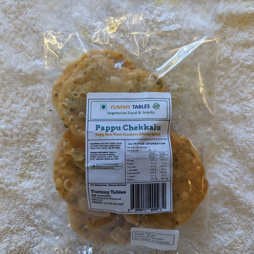 Yummy Tables - Pappu Chekkalu - 325 gm