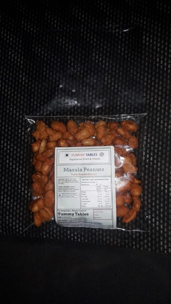 Yummy Tables - Masala Peanuts - 275 gm