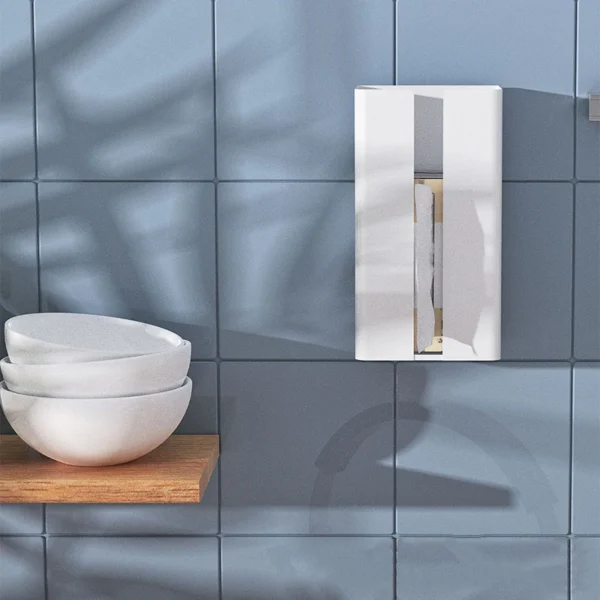 Hot Sales Metal Kitchen Holder Rectangular Napkin Dispenser Box Bathroom Wall Mount Toilet Paper Magnetic Tissue Storage Shelf - Image 4