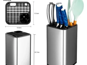 XITUO High Quality Kitchen Knife Holder Storage Block Stands 8" Chef Knives Tools Knife Stand Holder Block Kitchen Accessories