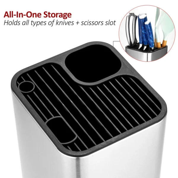 XITUO High Quality Kitchen Knife Holder Storage Block Stands 8" Chef Knives Tools Knife Stand Holder Block Kitchen Accessories - Image 2