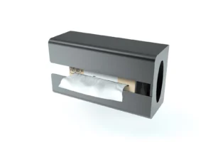 Hot Sales Metal Kitchen Holder Rectangular Napkin Dispenser Box Bathroom Wall Mount Toilet Paper Magnetic Tissue Storage Shelf